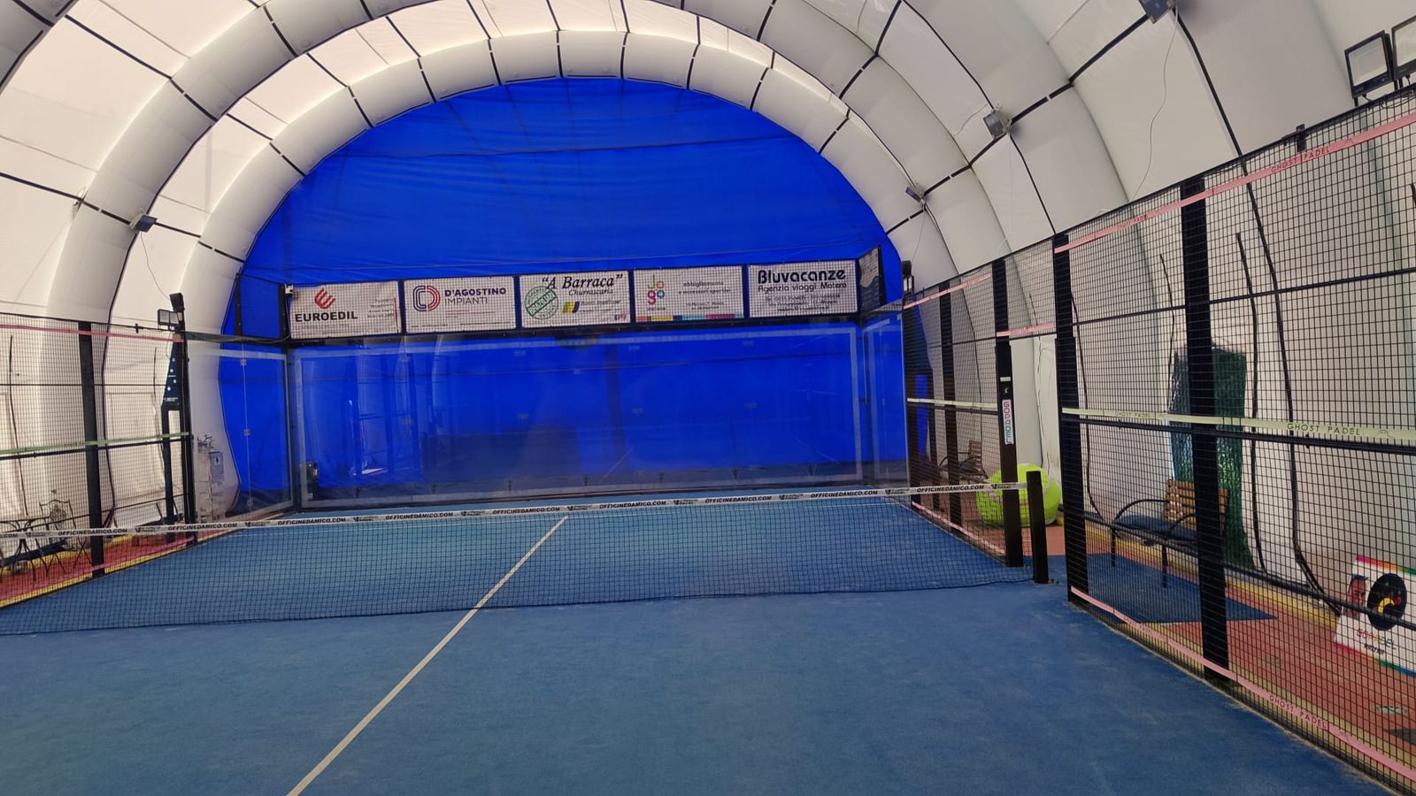 Campo padel indoor GoPadel Matera