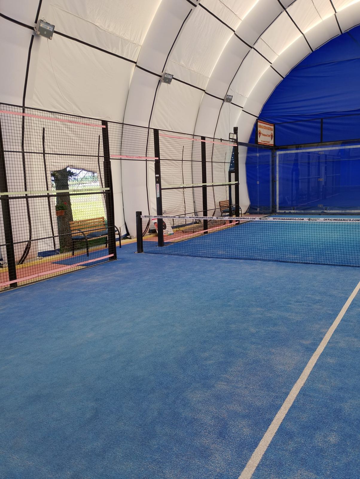 Campo Padel indoor GoPadel Matera