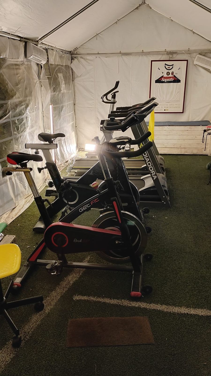Area palestra GoPadel Matera